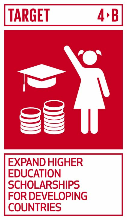 SDG4.b Expand higher education scholarships for developing countries
