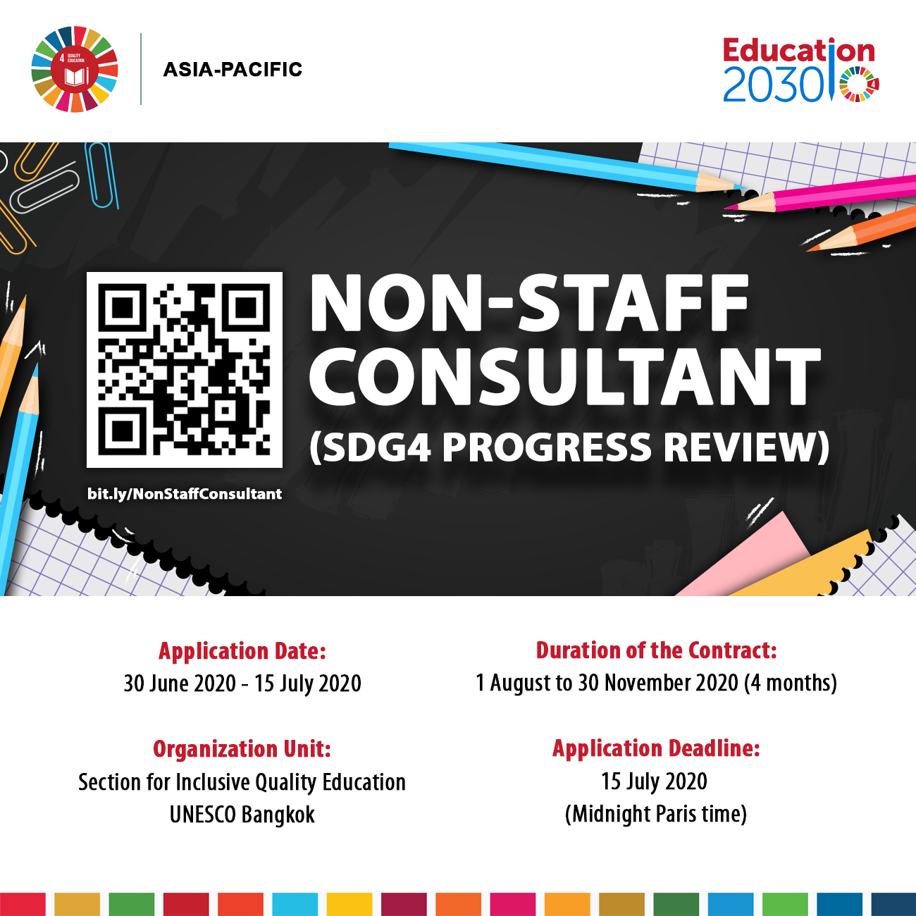 Call for Consultancy: Non-Staff (SDG4 Progress Review)