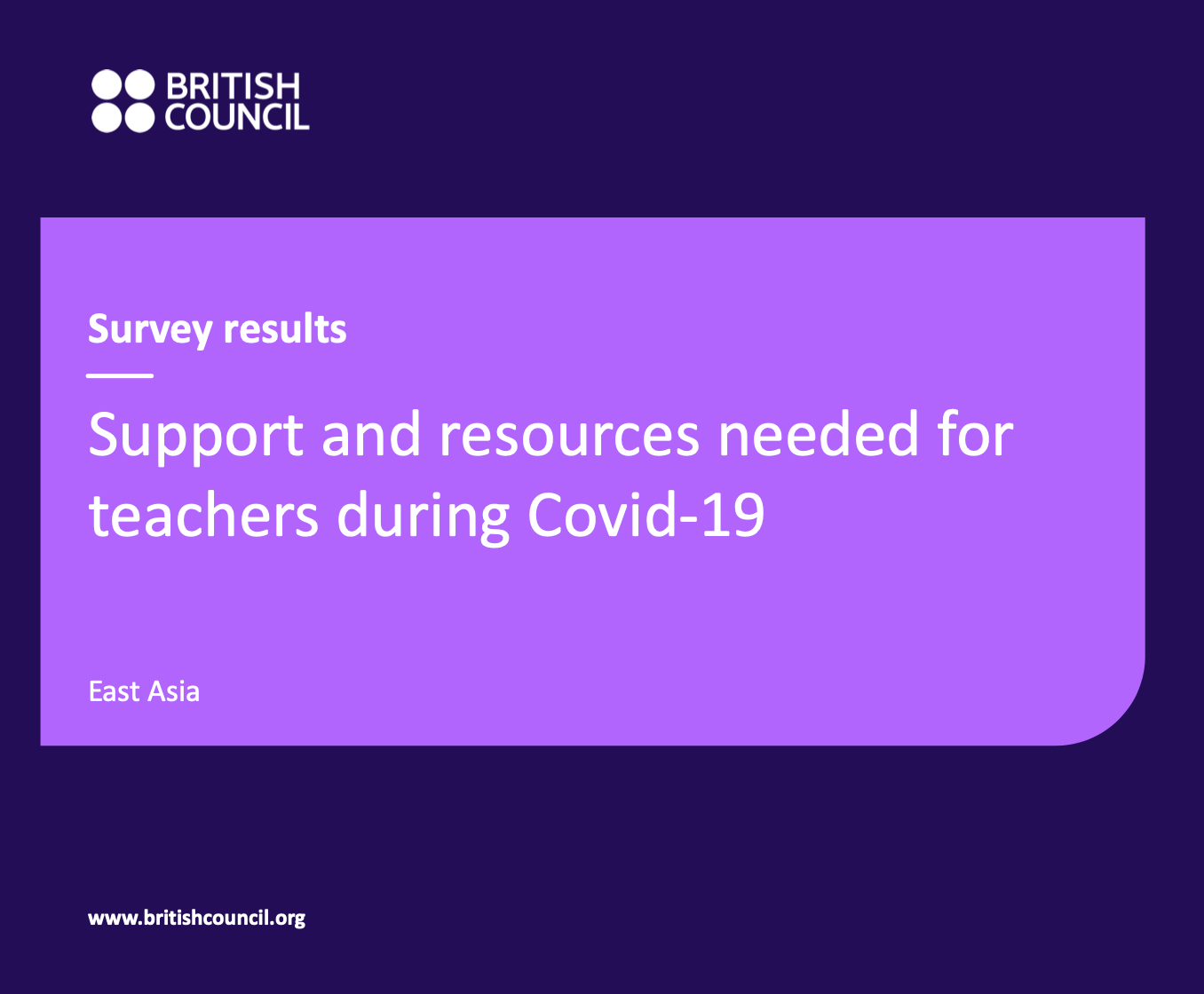 Survey Results: Support and resources needed for teachers during COVID-19