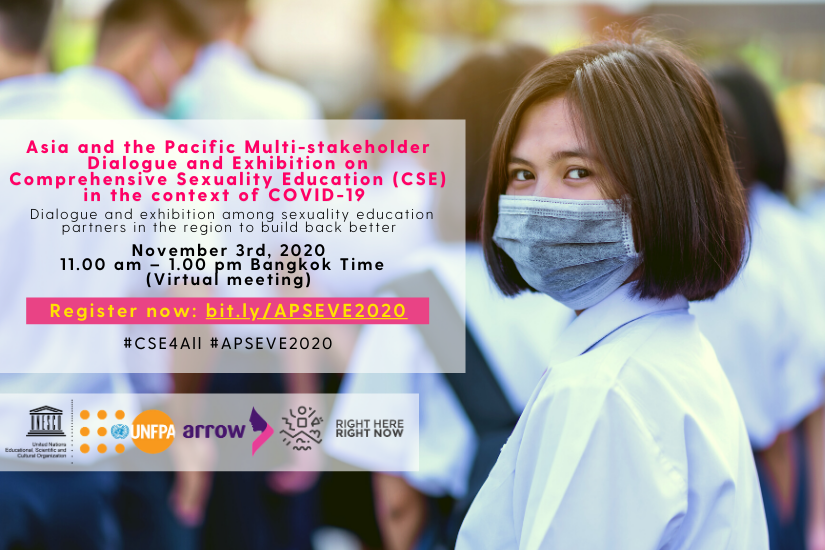Asia and the Pacific Multi-stakeholder Dialogue and Exhibition on Comprehensive Sexuality Education (CSE) in the context of COVID-19