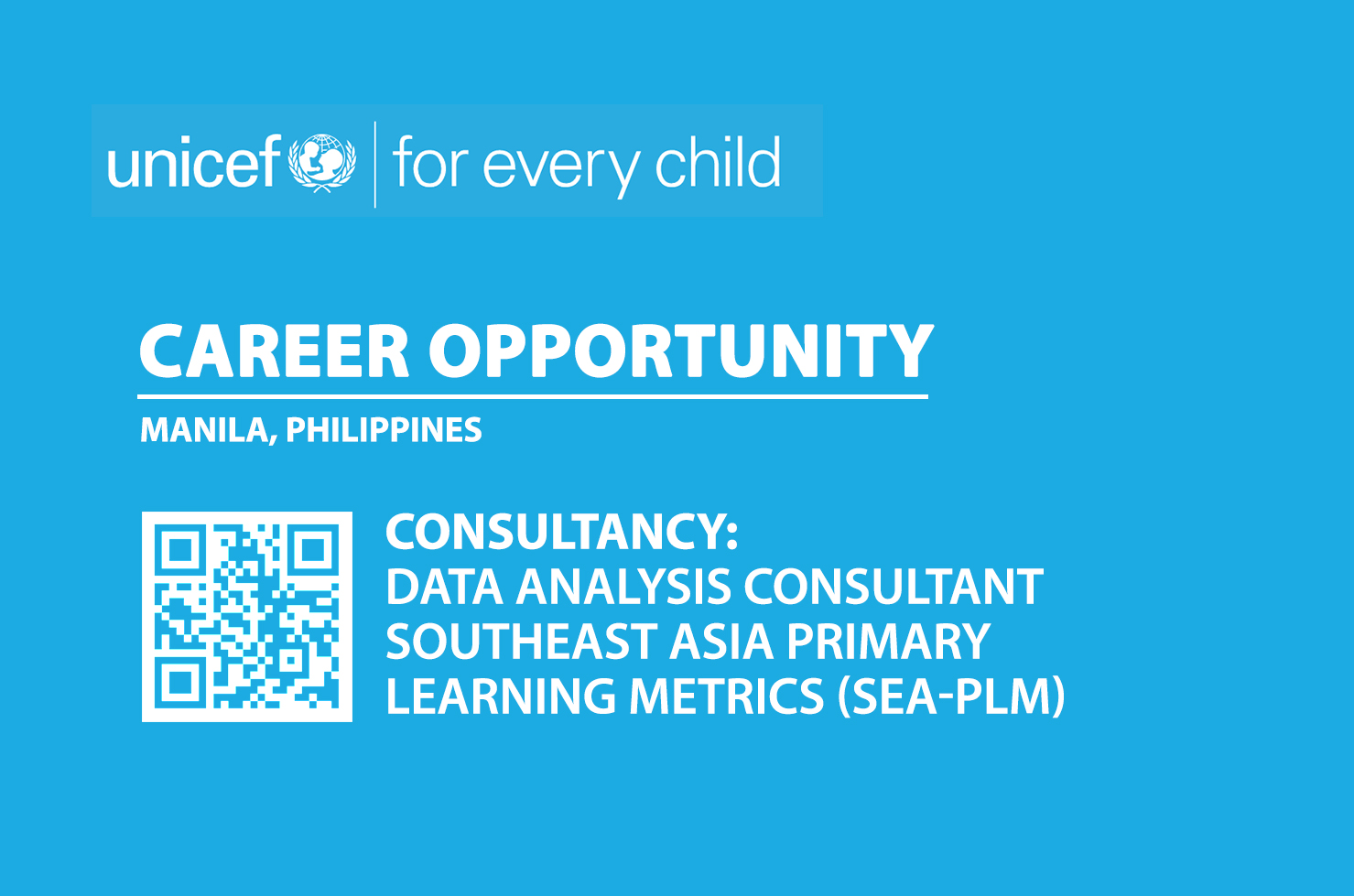 Consultancy: Data Analysis Consultant Southeast Asia Primary Learning Metrics (SEA-PLM), Manila, Philippines