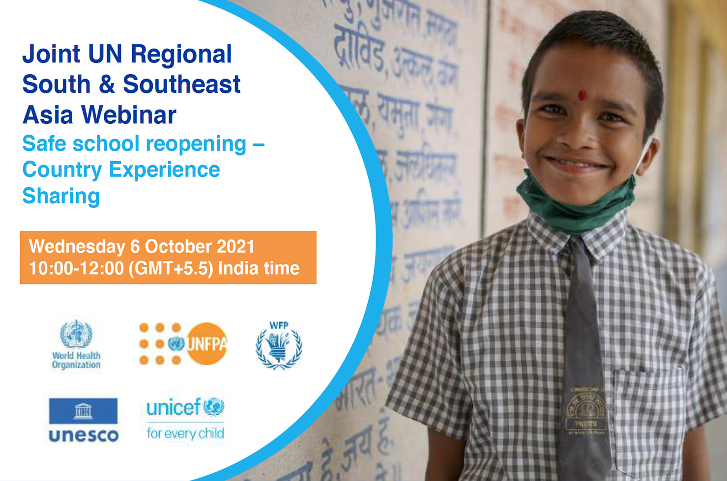 Joint UN Regional South & Southeast Asia Webinar on Safe School Reopening - Country Experience Sharing