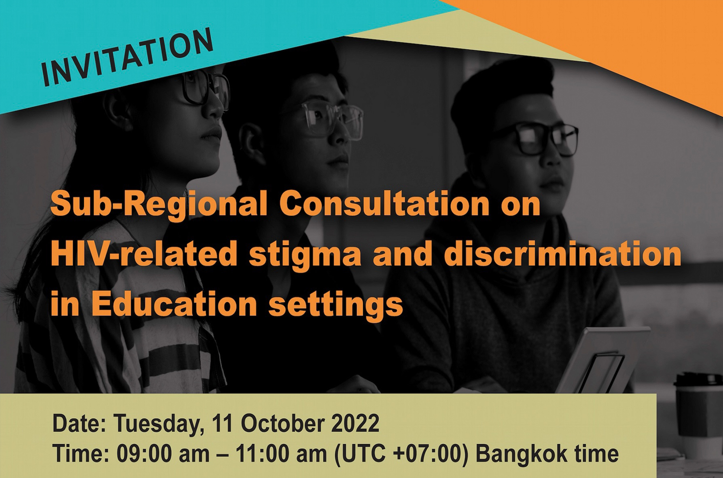 Save the Date: Sub-Regional Consultation on HIV-related Stigma and Discrimination in Education settings 