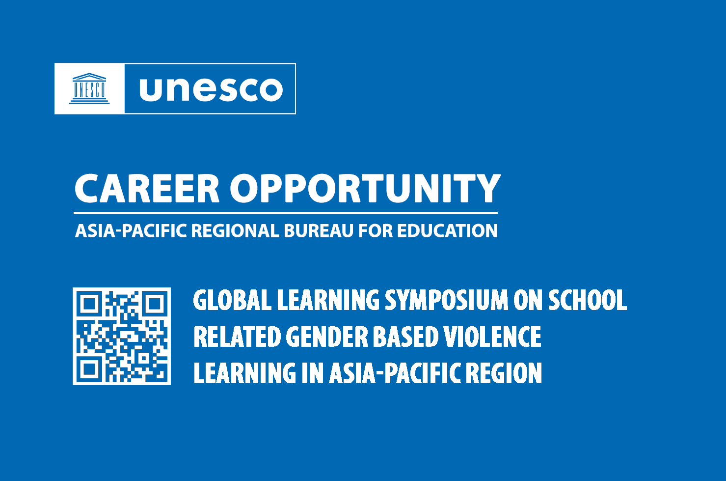 Call for Consultancy: Global Learning Symposium on School Related Gender Based Violence - Learning in Asia-Pacific Region
