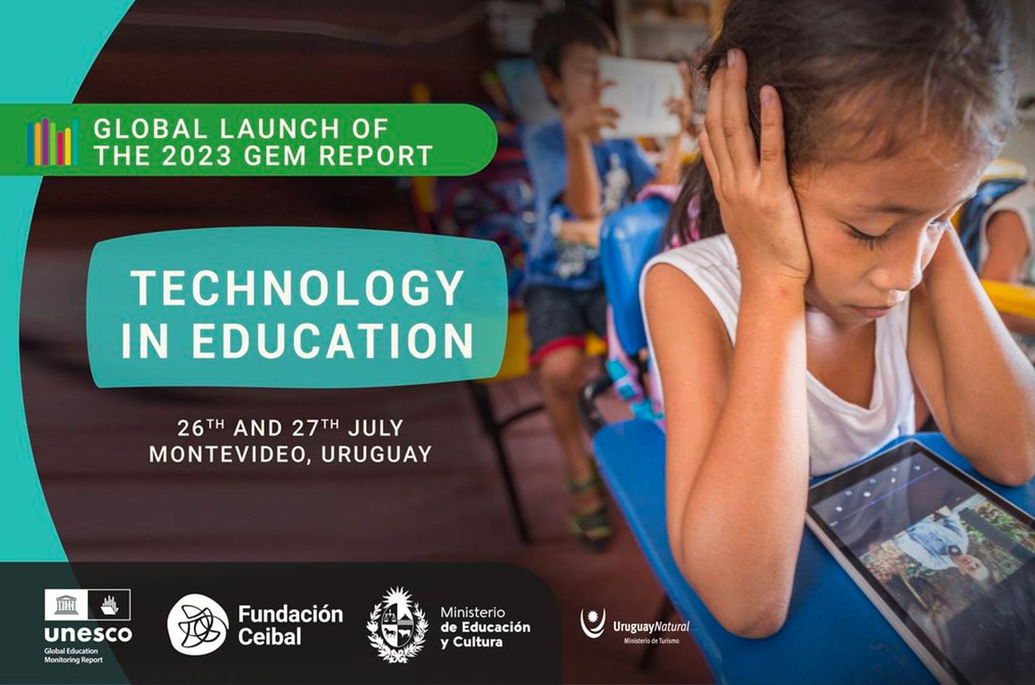 Global launch of the 2023 GEM Report on technology in education in Montevideo
