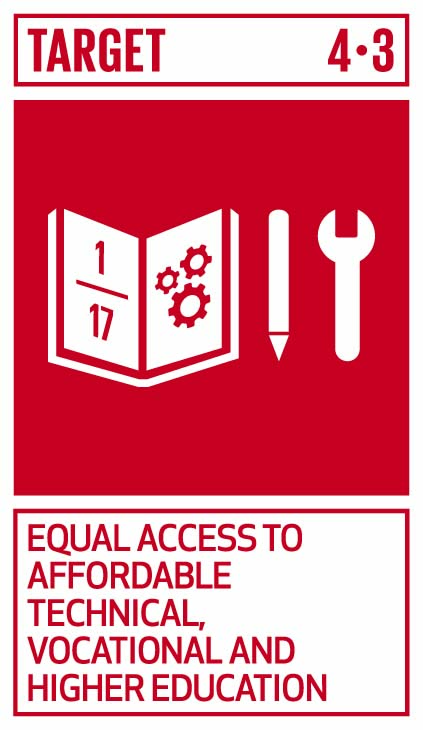 Equal access to affordable technical, vocational and higher education