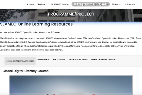SEAMEO Online Learning Resources