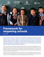 Framework for Reopening Schools